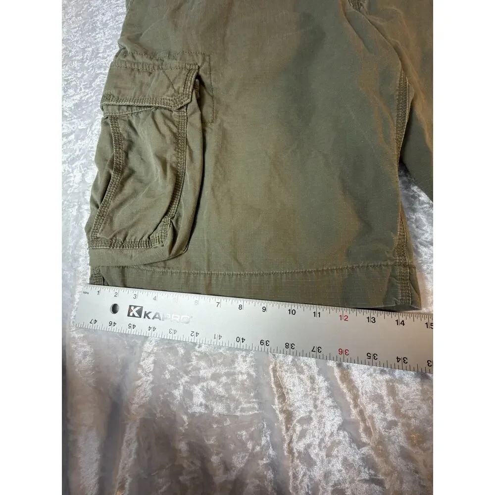 Polo Jeans Ralph Lauren Cargo Shorts Men 40 Olive Military‎ Utility Ripstop